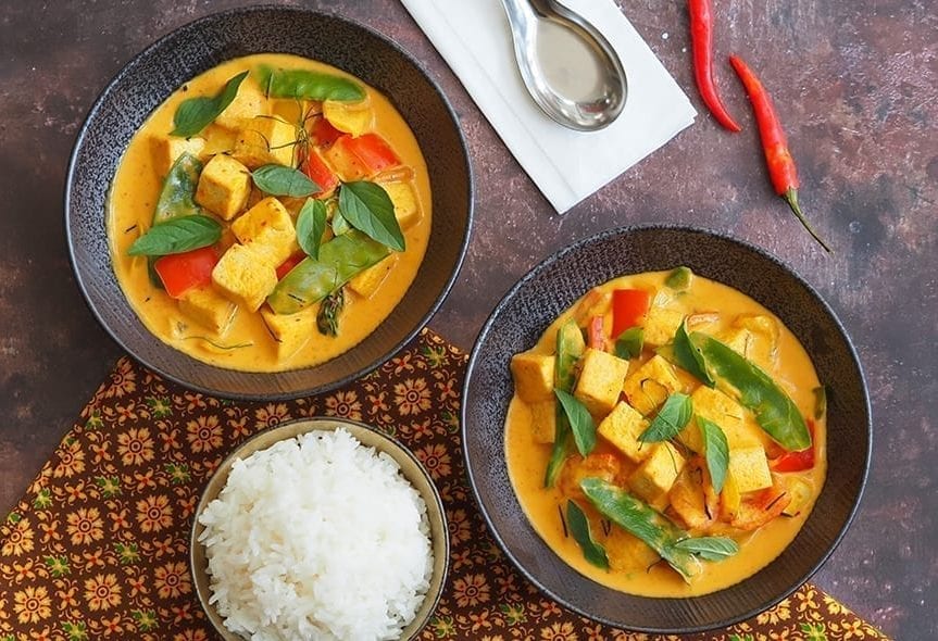 
                  Panang Tofu